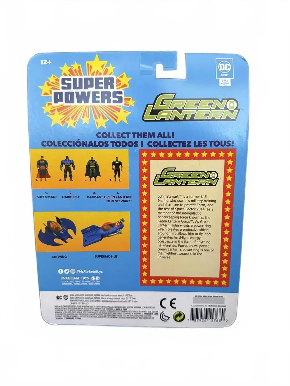 DC Super Powers Green Lantern John Stewart Action Figure, McFarlane Toys 2022